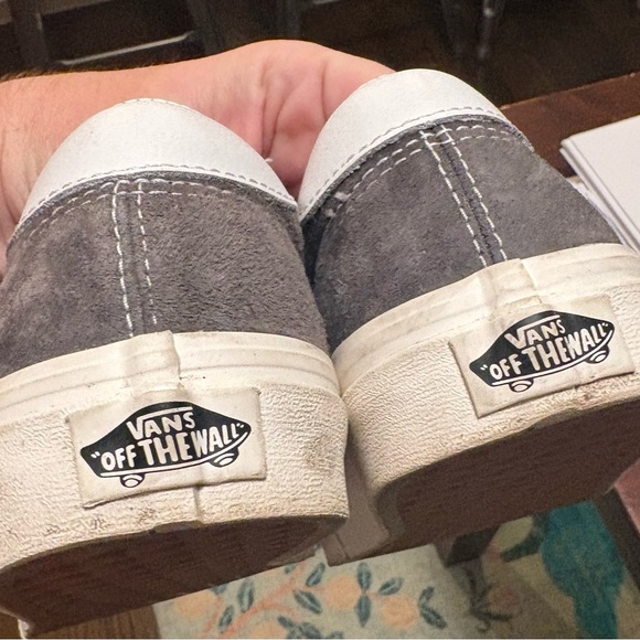 Rare Vans Charcoal Suede Slip-On Loafers - Picture 5 of 5
